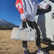 Большая вместительная дорожная сумка, Женская Ручная сумка для йоги, сумка для бодибилдинга, багажная сумка