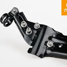 Горный велосипед из алюминиевого сплава с одной опорой, задний кронштейн для парковки, принадлежности для верховой езды, аксессуары 002