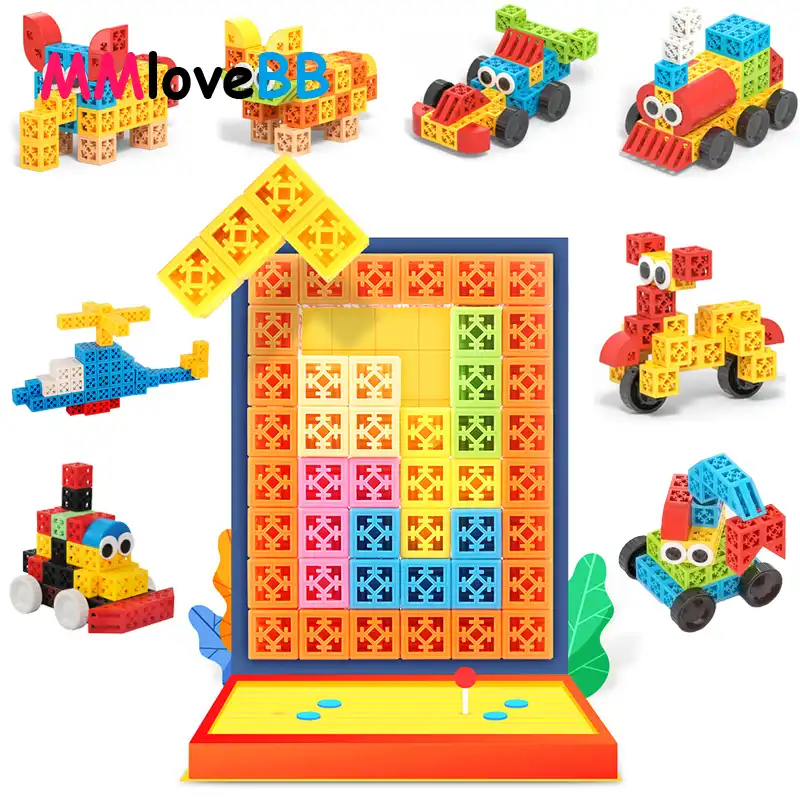 cubos construccion niños