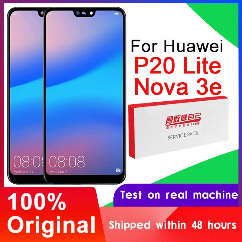 100% Оригинальный дисплей 5 84 '' сменный ЖК-дисплей для Huawei P20 Lite Nova 3e ANE-LX1 ANE-LX3