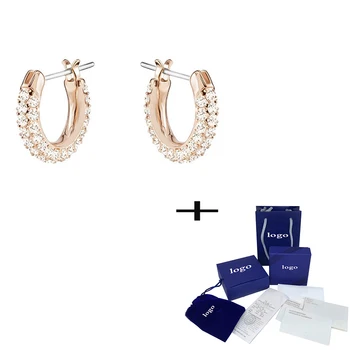 

Exquisite Simplicity High Quality Gemstone Fashion Wild Rose Gold Earrings Elegant Ladies Jewelry Valentine Gift Unique Retro