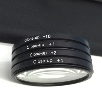 

72mm Close Up +1+2+4+10 Macro Lens SET Kit For Nikon Canon Camera for DC / DV / DSLR / SLR