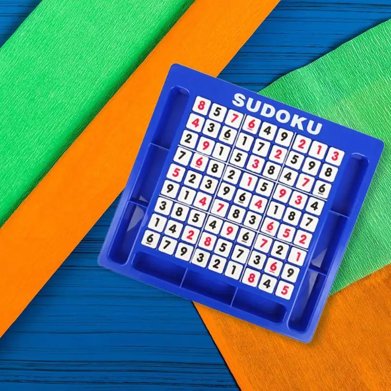 Детская пластмассовая игрушка-головоломка Sudoku для игры в шахматы из АБС-пластика, Экологически чистая игровая доска для взрослых, логическая развивающая игрушка