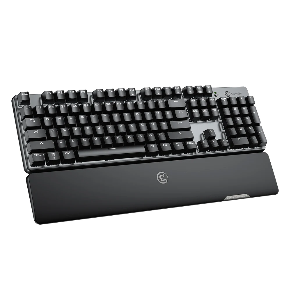  GameSir GK300 Gray Wireless Mechanical Keyboard 104 TTC Blue Switches Gaming Keyboard For PUBG FPS 