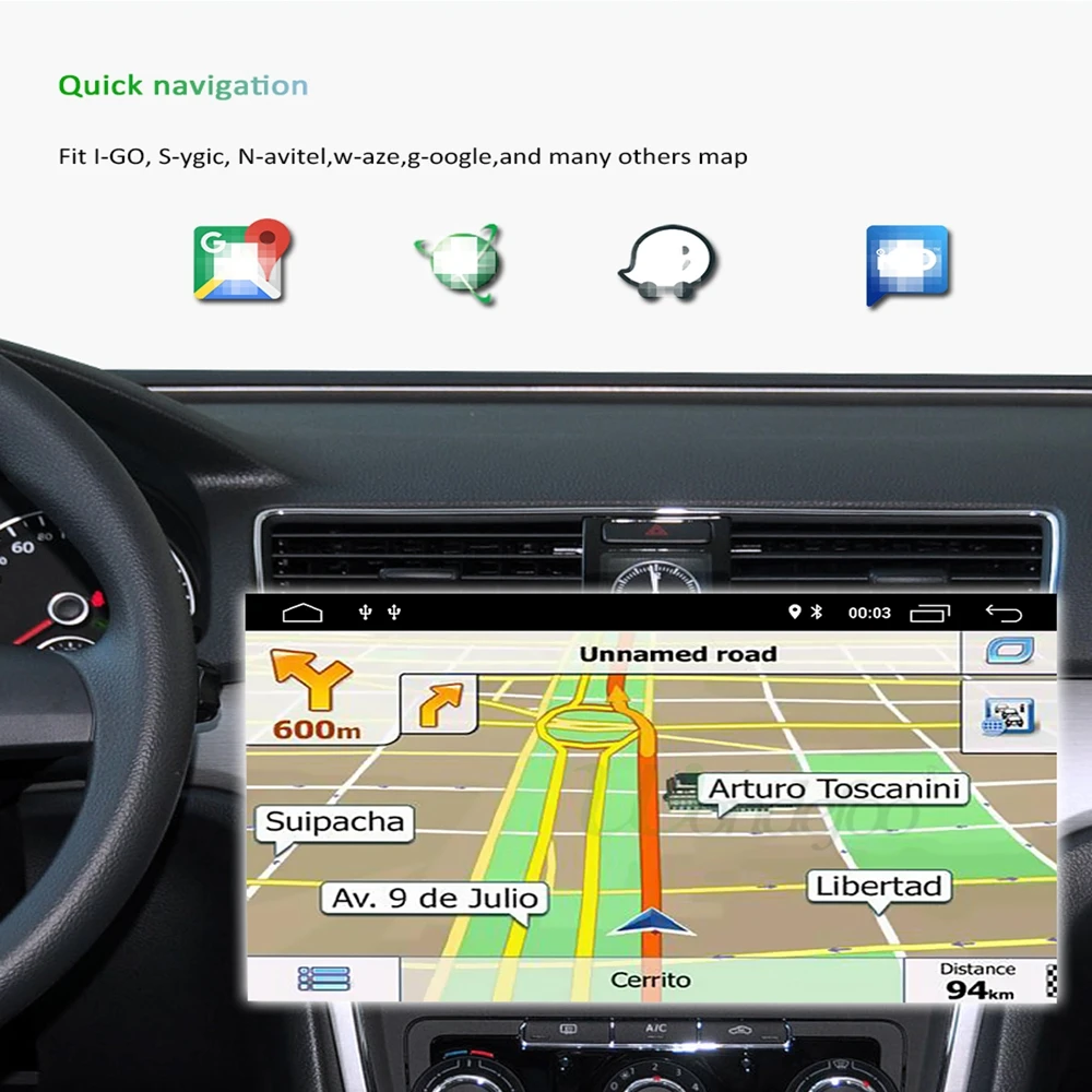  For Honda Civic 2012-2015 Android 9.1 GPS Car DVD Player Radio Stereo Navi 32GB ROM 4G+WIFI