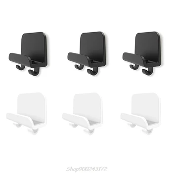 

3x Adhesive Phone Tablet Holder Wall Mount Stand Hook Cradle for iPad Cellphone Jy21 20 Dropship