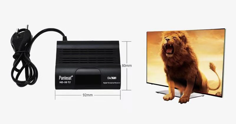5 шт./лот Бесплатная доставка dhl Pantesat HD99 FTA HEVC 265 DVB T2 цифровой ТВ тюнер H.265 приемное