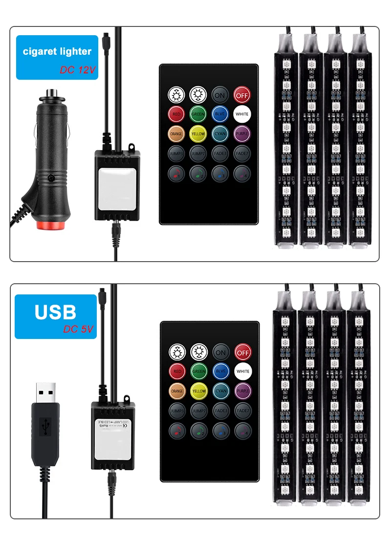 app música controle remoto lâmpada ritmo