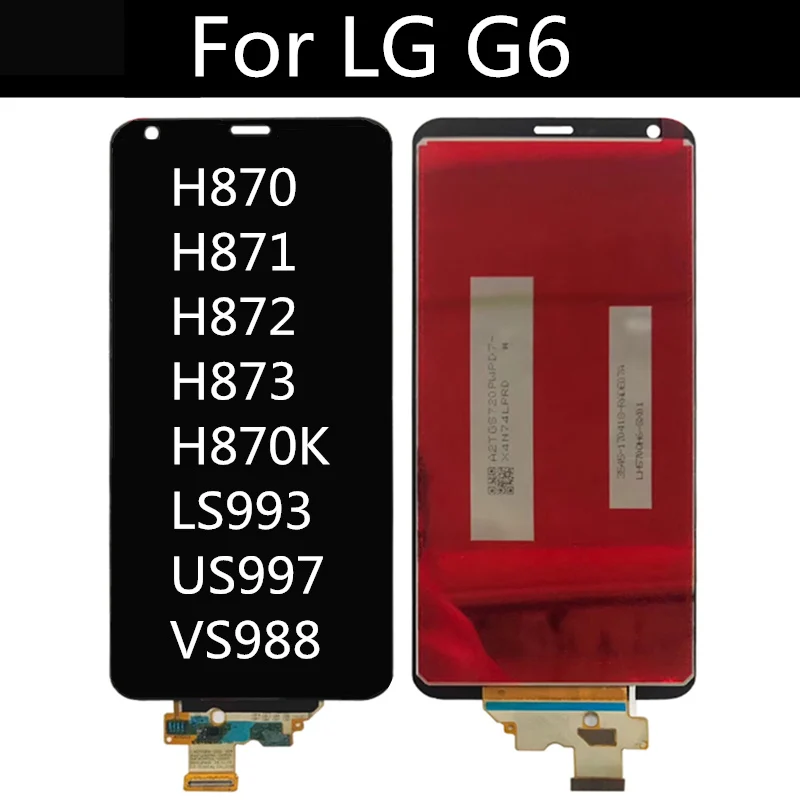 Для 5 7 &quotLG G6 ЖК дисплей Дисплей + кодирующий преобразователь сенсорного экрана в