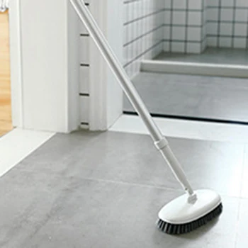 

Retractable Detachable Front Bathroom Long-handled Brush Bristles To Scrub Toilet Bath Brush Ceramic Tile Floor Cleaning Brush