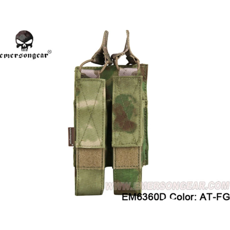 Emersongear Emerson MP7 подсумок двойной подсумок для MP5 MP7 KRISS MOLLE подсумок страйкбол военная армейская Экипировка - Цвет: ATFG
