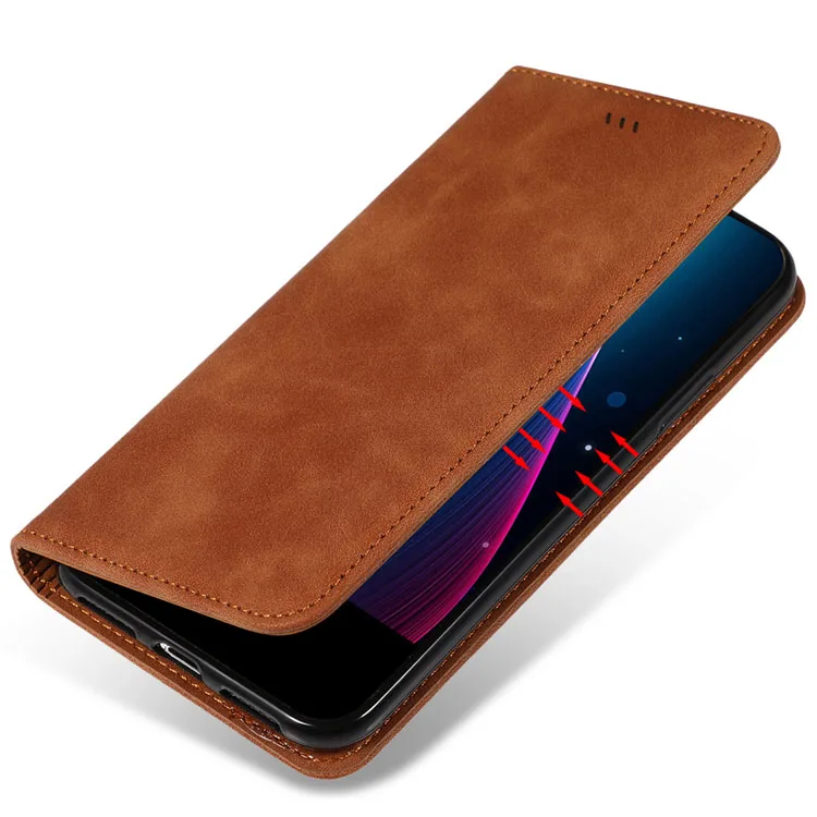 Для sony Xperia 1 чехол Флип Магнитный кожаный силиконовый чехол-кошелек чехол для телефона для sony Xperia 1 Xperia1 J8110 J8170 J9110 чехол s - Цвет: Brown