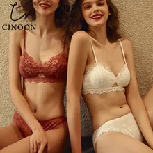 CINOON, новинка, кружевное нижнее белье, ажурный бюстгальтер, роскошное нижнее белье, французский кружевной комплект с бюстгальтером, сексуальное женское нижнее белье с вышивкой