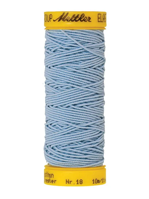 Нить-резинка ELASTIC METTLER, цвет голубой, 10 м