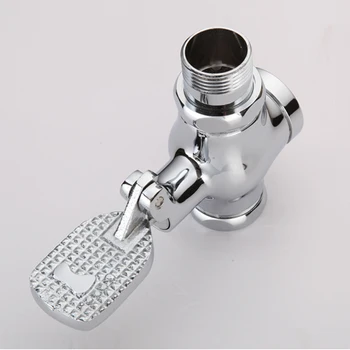 

Free shipping squatting pan flushing valves time delay valve stool flush valve pedal flushing valve foot driven flushometer