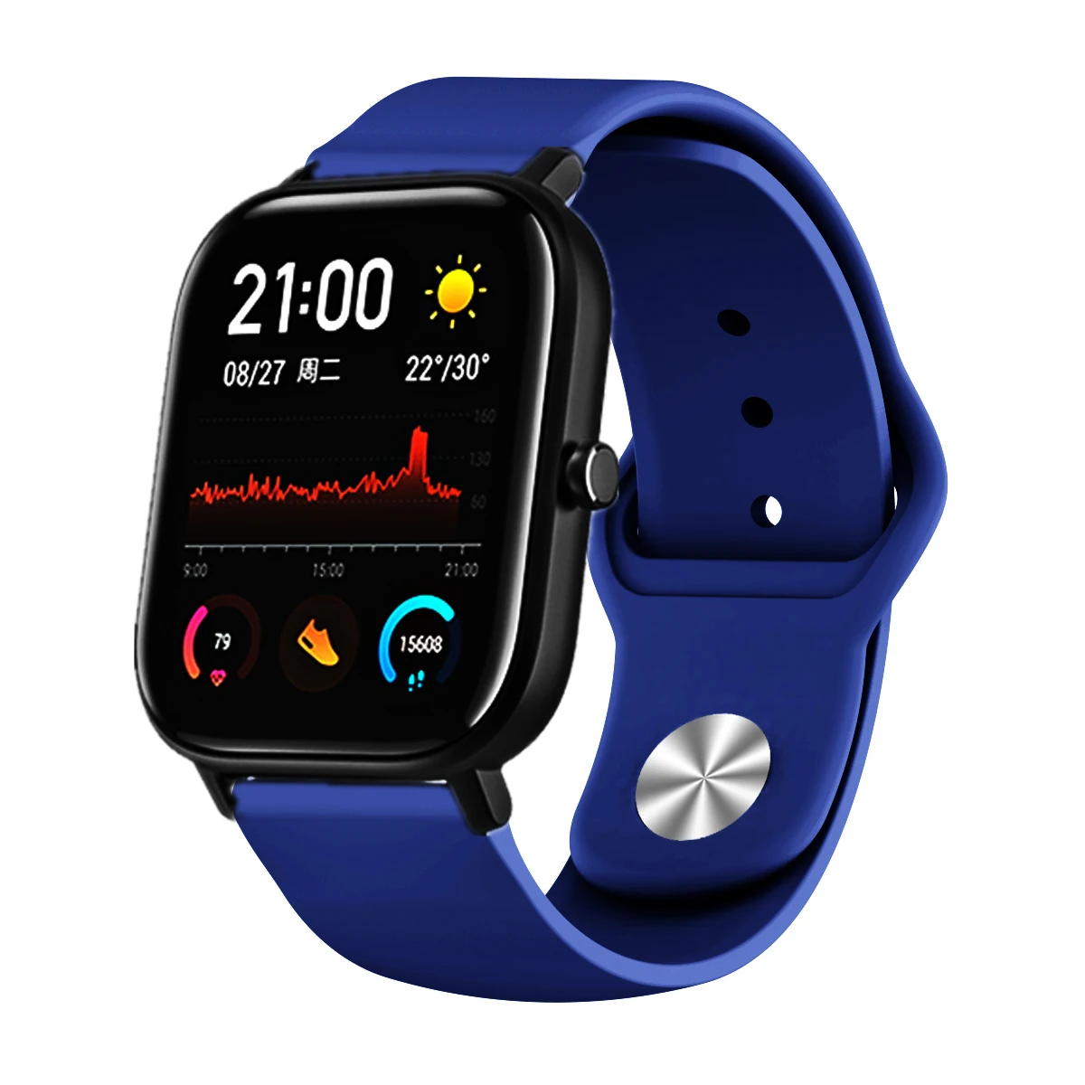 FIFATA 20/22 мм яркие силиконовые часы ремешок для Xiaomi Huami Amazfit GTS смарт-браслет Xiaomi Huami Amazfit Stratos аксессуары