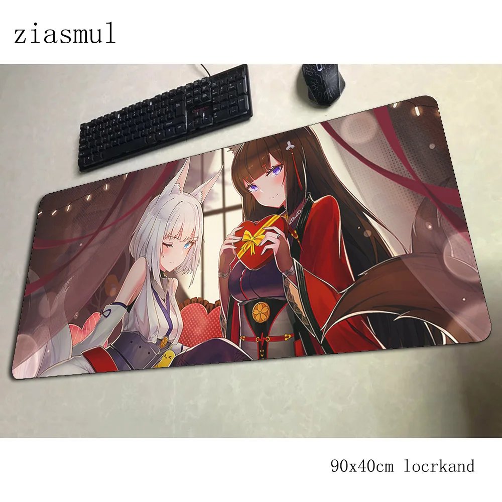 Azur Лэйн коврик для мыши 90x40 см Коврик для мыши красочный игровой коврик для мыши геймерский домашний Рождественский подарок коврик для мыши s Клавиатура ПК коврик