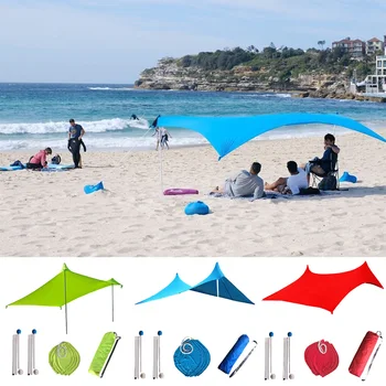 

Beach Awning Tent Sun Protection Beach Tent Sunshade Ultraviolet Protection Outdoor Camping Fishing Sun Shelter