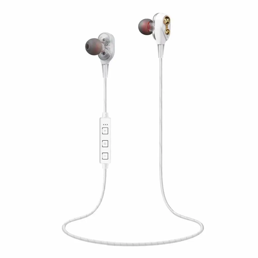 Беспроводные bluetooth-наушники с шейным ободком наушники-вкладыши басами