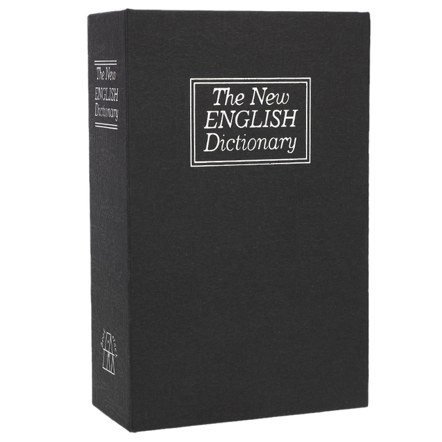 Dictionary Book Safe Box Money Hide Secret Security Safe Lock Cash Money Coin Storage Piggy Bank Jewelry Key Locker Gift
