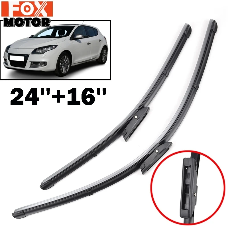 Щетки стеклоочистителя Misima 24 ''+ 16'' для Renault Clio 3 Megane CC Grandtour Fluence 2011