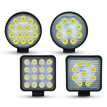 

4 Inch 27W LED Work Light Floodlight 12V 24V Round LED Offroad Light Lamp Worklight for Off road Motorcycle Car Truck Hot