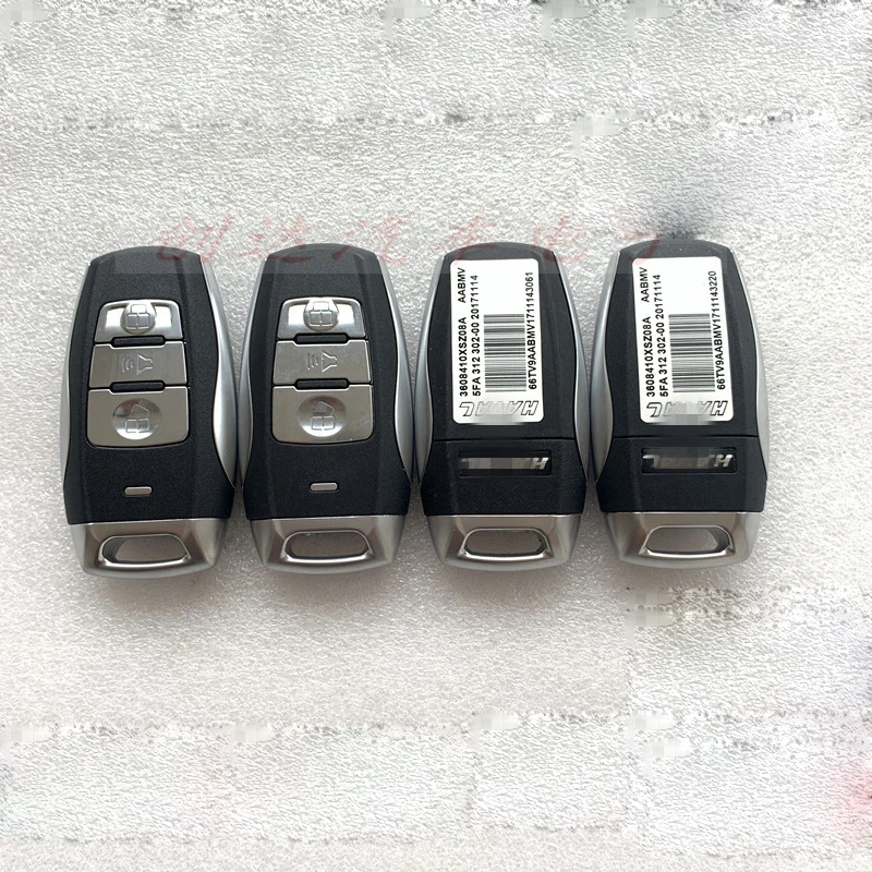 3 BUTTONS CAR KEYLESS SMART REMOTE KEY 433MHZ WITH ID46 CHIP FOR GREAT WALL GWM HAVAL H2 H6 F7 INTELLIGENT REMOTE KEY