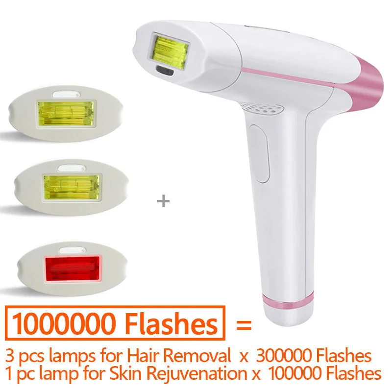 1000K Flashes Lescolton IPL лазерная эпиляция 1300000 импульсов 4 в 1 эпилятор машина для мужчин worPermanent бикини триммер электрический depilador - Цвет: 1000K Flashes