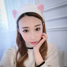 Аксессуары для волос в Корейском стиле, бандаж для волос с кроличьим Кроликом, маленькие подарки, Бегущий человек, стиль знаменитостей, макияж для волос
