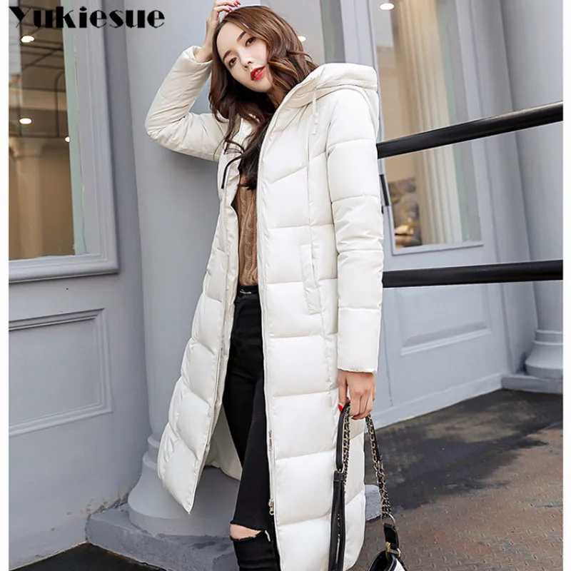 2018 зимняя куртка новая мода женский пуховик тонкий большой размер с капюшоном