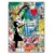 Modern street color graffiti wall painting Banksy fashion POSTER CANVAS PAINTING living room corridor home decoration mural 8