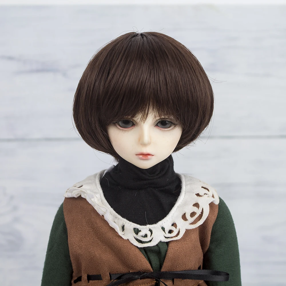 Muziwig 1 шт. bjd парик для мальчиков короткая кукла с прямыми волосами 1/3 1/4 1/6