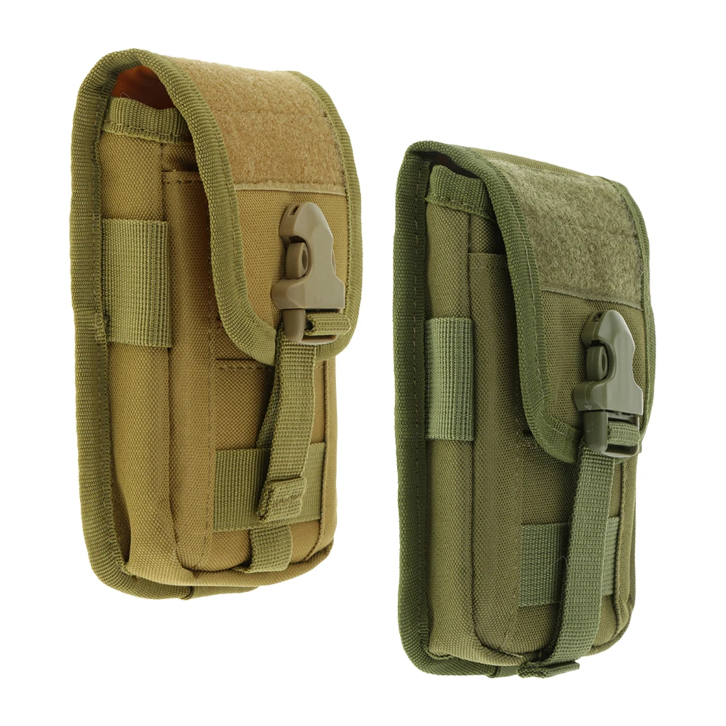 2 шт. компактный чехол для смартфона Molle Чехол для гаджета поясная сумка карман для сотового брелок для телефона маленькие инструменты
