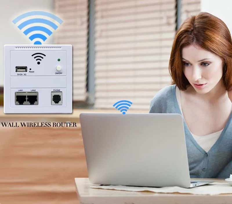 300 Мбит/с 220 В мощность AP 86 Режим реле умный беспроводной Wi-Fi ретранслятор расширитель настенный Встроенный 3G маршрутизатор панель сетевой разъем USB