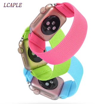 

Scrunchie Strap for apple watch band 44 mm 40mm women belt watchband bracelet iwatch band 38mm 42mm apple watch series 5 4 3 38