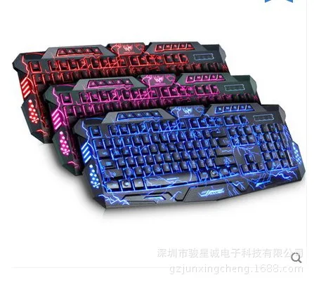 

M200 Burst Crack Version Three-Color Backlit Keyboard EBay AliExpress