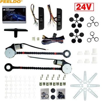 Motobots 1 セットユニバーサルフロントと 2-ドア車の自動車電動パワーウィンドウキットセットスイッチとハーネス # AM905