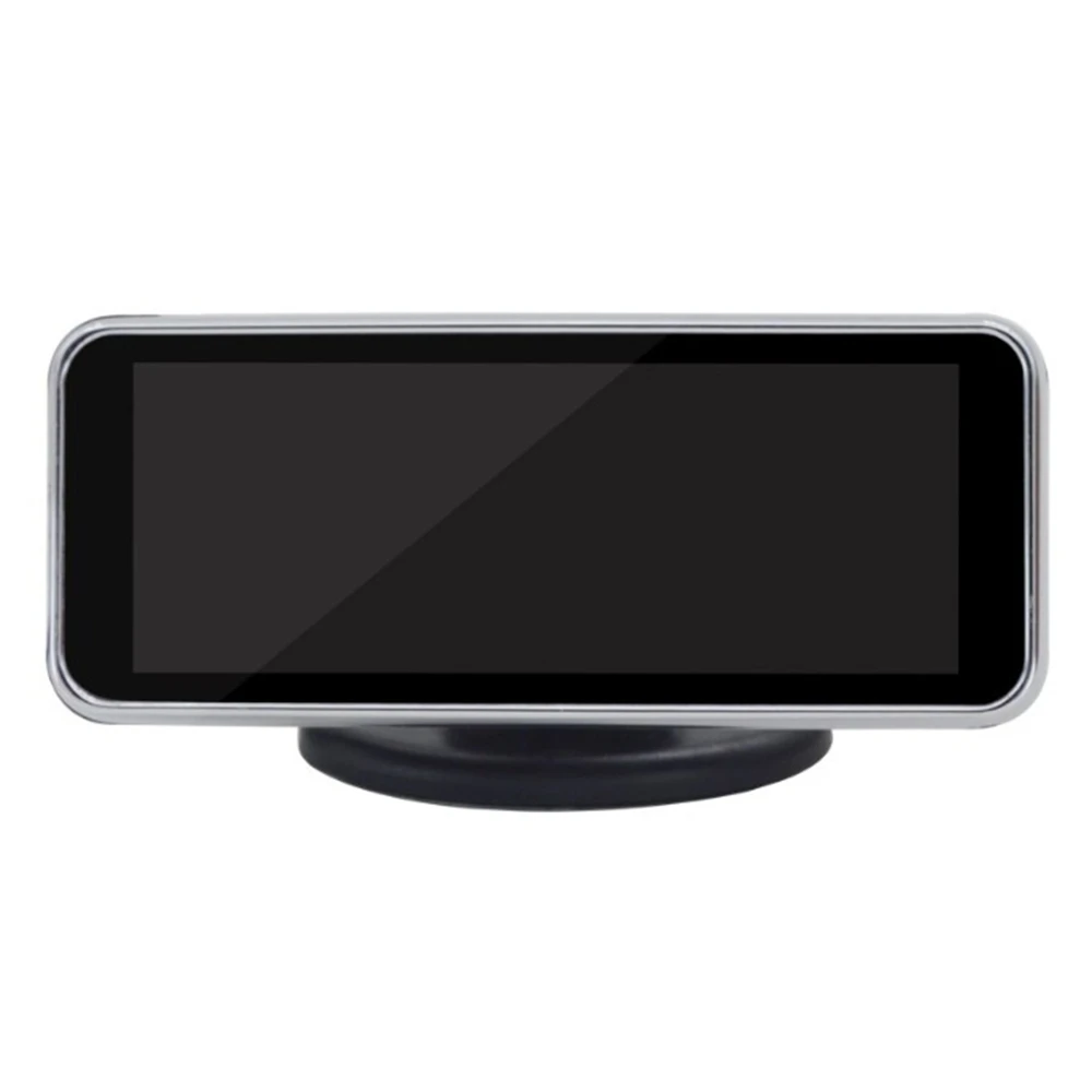 Sensor de Estacionamento Sistema de Auto Buzzer de Voz Parquônico com 8 Sensores Detector Assistência Traseira Eletrônico 17 Sensor de estacionamento parquônico com 8 sensores,