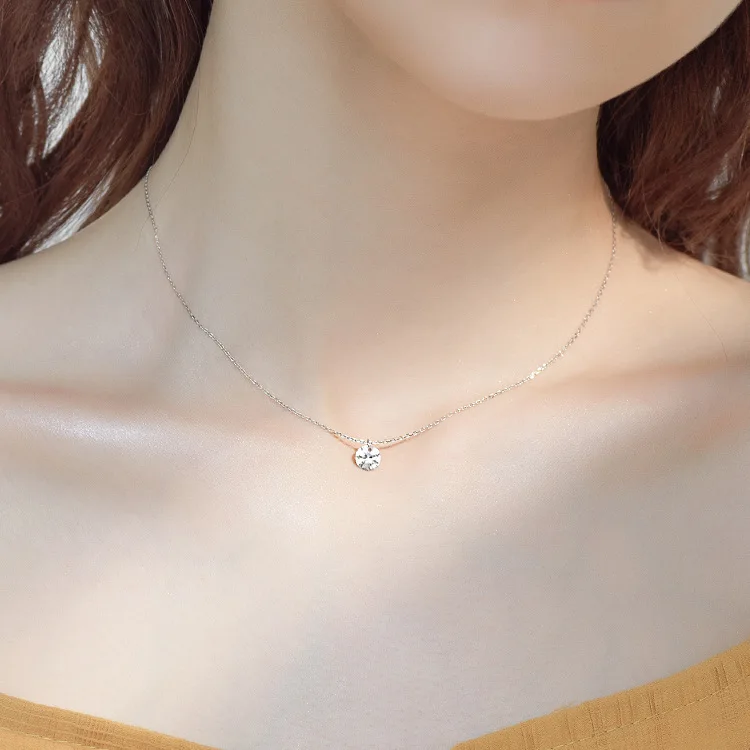 

Ren yu lei Single Delicate Rhinestone Simple Delicacy Necklace Short Choker Accessories Women's