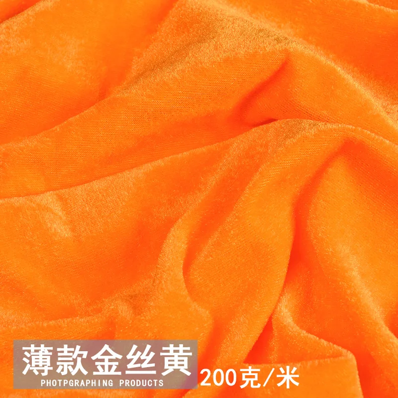 155cm*100cm Pleuche Gold Velvet Fabric Thickened Solid Color Black Red Curtains Velvet Tablecloth DIY Apparel Sewing & Fabric