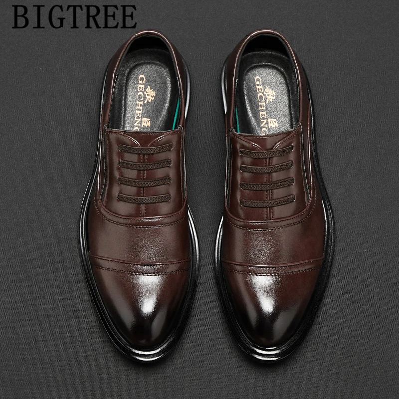 

Business Shoes Men Leather Vintage Shoes Men Oxford Coiffeur Evening Dress Office Shoes Men Classic Wedding Dress 2022 Ayakkabi