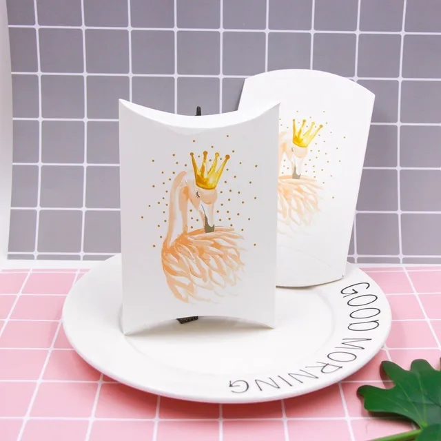 1set Flamingo DIY Paper Umbrella Drink Picks Paperboard Crafts Straws Pineapple For Summer Birthday Hawaiian Party Decorations 10pcs swan