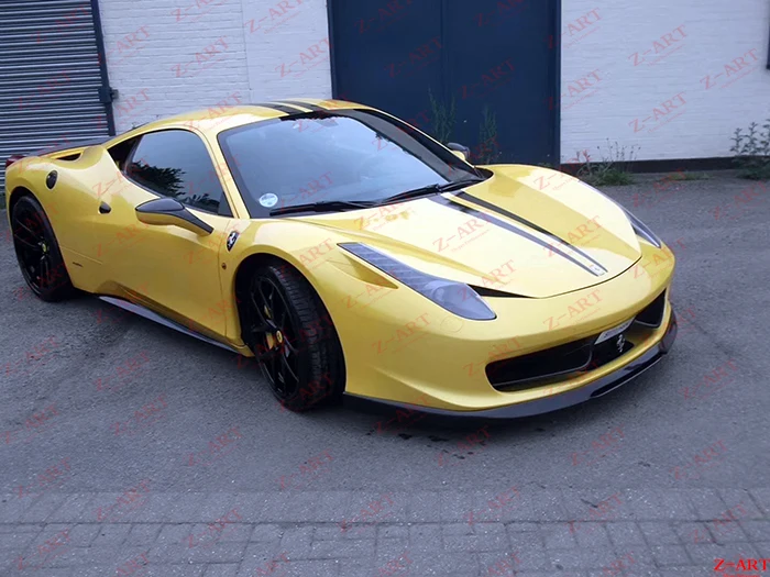 Z-ART полный комплект кузова из углеродного волокна для Ferrari 458 высокое качество углеродное волокно aerokit для Ferrari 458 углеродное волокно аэродинамический комплект