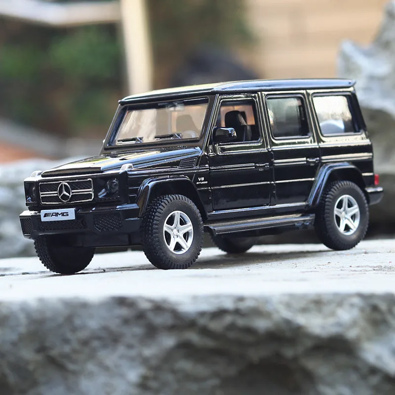 Литье под давлением 1:36 мини Mercedes G63 сплав модель внедорожника детские игрушки