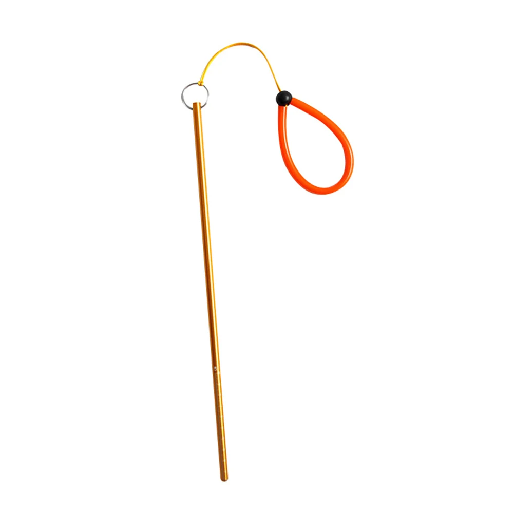 Подводная указка из алюминиевого сплава палочка для лобстера подводная Удочка с шнурком Лидер продаж - Цвет: Оранжевый