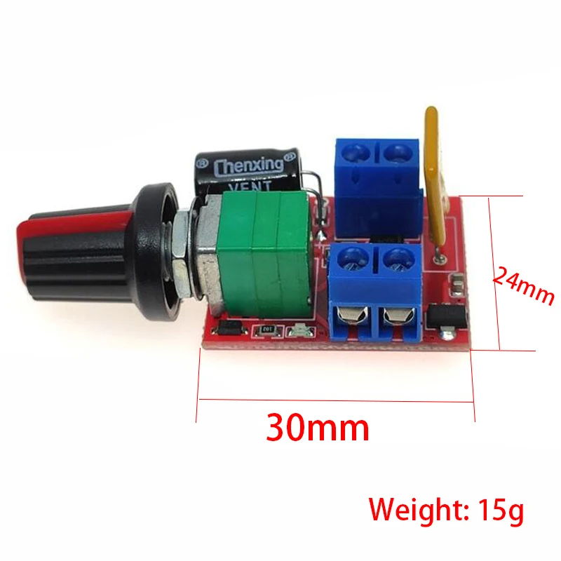 DC 1,8 V-35 V 2A 3A 5A 10A 30W 80W 90W PWM Motor Drehzahlregler Niederspannung Motor Drehzahlregler PWM Einstellbares Antriebsmodul – Detail 12