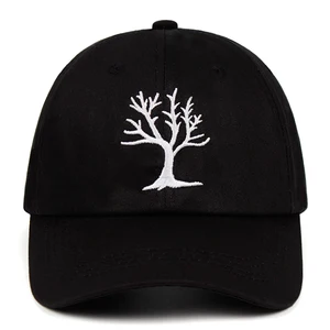 100% Cotton Branch Baseball Cap Big tree Dad Hat Embroidery Snapback Caps No structure Hat