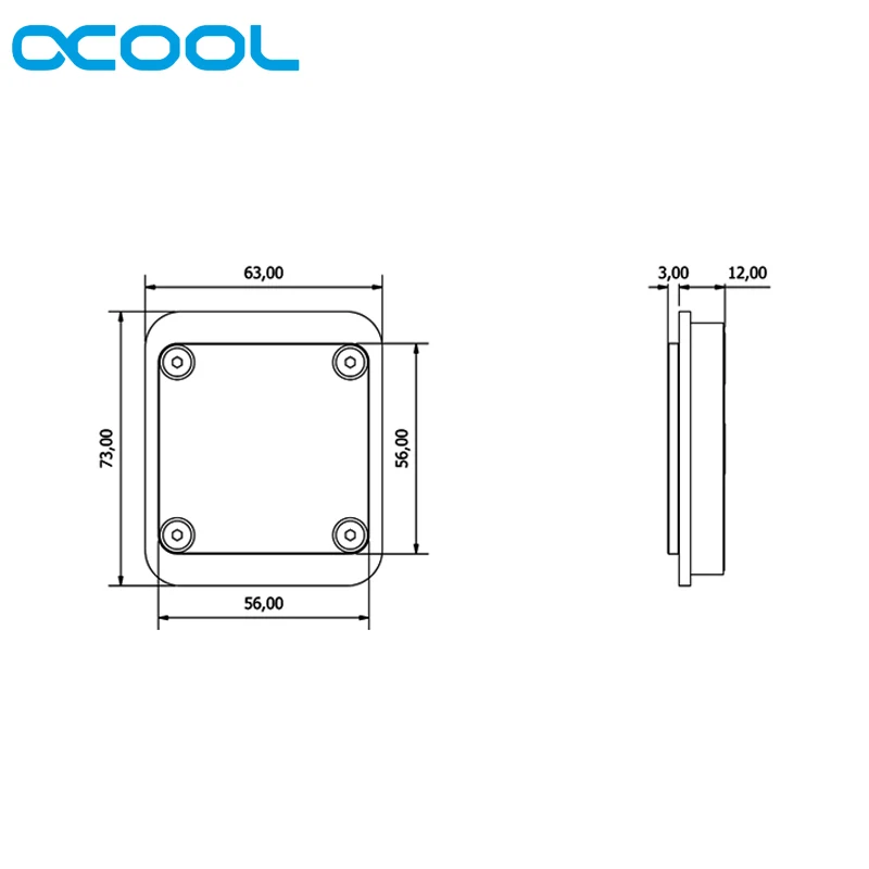 Bloco de Água para Intel Alphacool Eisblock Aurora 3pin Luz Cpu 115x X99 X299 Processo Watercooler Amd Am3 Am4 g1 - 4 x2 Xp3 5v - Imagem 6