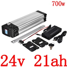 24V Аккумуляторный отсек для электрического велосипеда 24V 20AH, фара для электровелосипеда в barttery 24V 21AH литиевая батарея, подходит на 24V 250 Вт 350 500 Вт 700 Вт мотор с 3A зарядное устройство