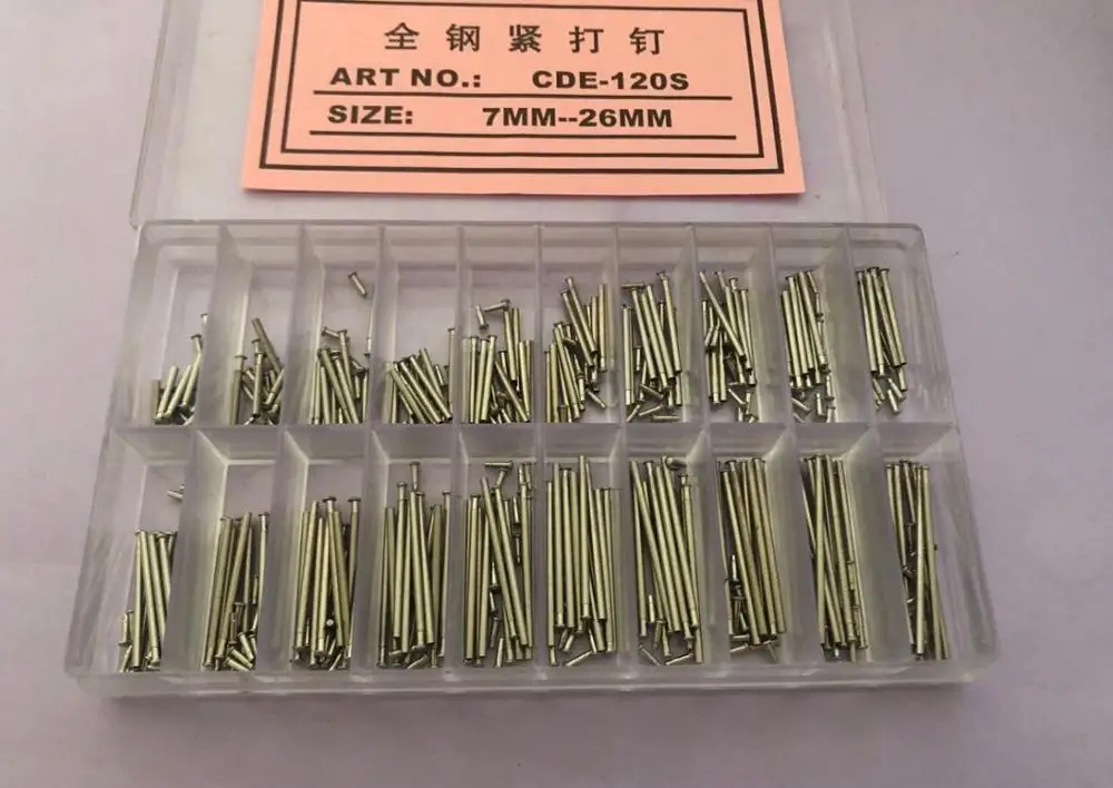 1.2mm Diameter Watch Band Friction Pin Assortment For Tri Fold Safety